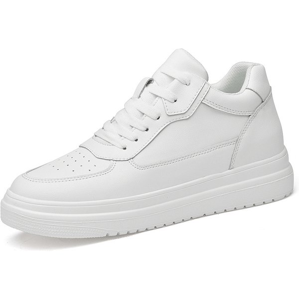 New Invisible Inner Men's 10cm Thick Sole Breathable Height Increasing 8 Sports 6 White Casual Board Shoes Men