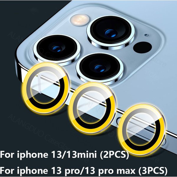 Full Cover Camera Lens Protector On For Iphone 12 13 Pro Max 13Mini Camera Protector For Iphone 11 13 Pro Max Protective-image