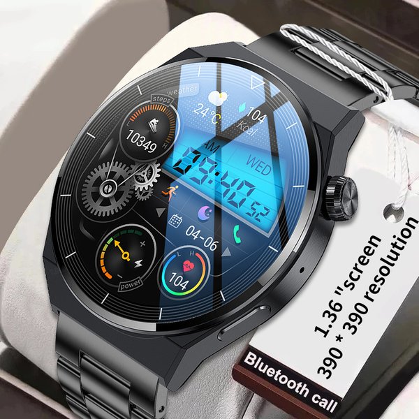 Cross-border Hot-Selling Smart Watch For Men Bluetooth Call Multi-Function Sports Health Monitoring Heart Rate Blood