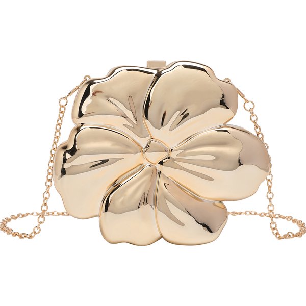 Women's Bags New Flower Evening Bag Women's Clutch Chain Messenger Bag Fashion Sweet Wedding Party Bag-image