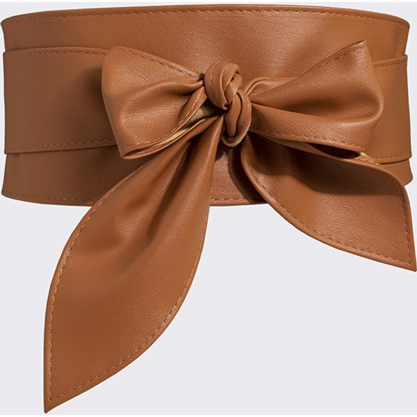 Women's all match decorative belts, wide waist belts, soft leather ribbons, women's waist belts, knotted belts