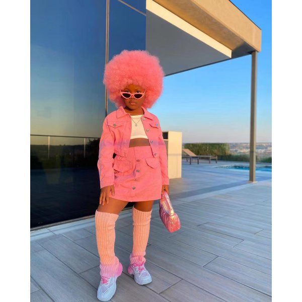 Kids' Clothing Baby Clothing Girls' Short Coat Short Skirt A-Line Skirt Casual Suit-image