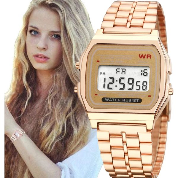 Quartz Watches Alarm Clock Electronic Watch Junior High School Student Watch Male Trend Teenager Boy Waterproof Luminous Sports Male Mechanical Watch-image