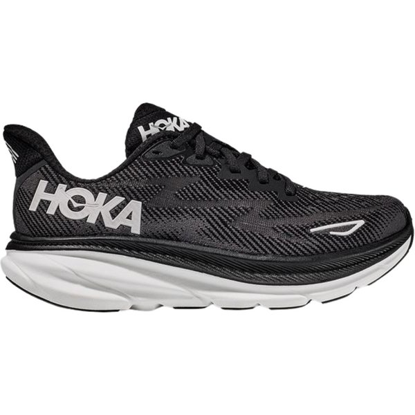 Tênis Hoka Clifton 9 Masculino Preto e Branco