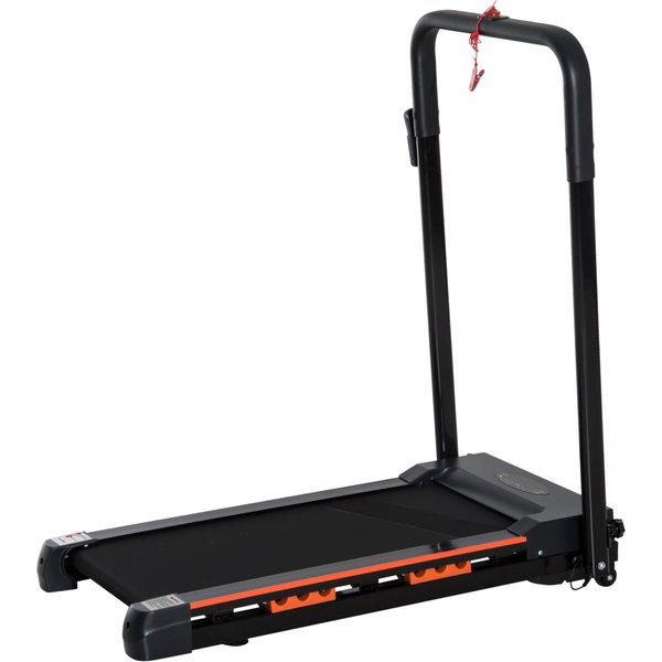 HOMCOM Electric Motorized Treadmill Walking Machine Foldable - 0.5hp | 1 to 6 km/h | Indoor Fitness Exercise Gym w / Remote Control | Aosom Ireland