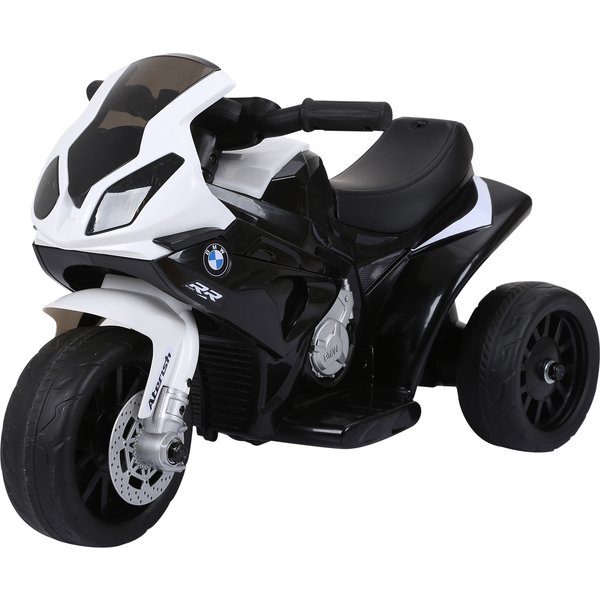 HOMCOM Compatible for Electric Kids Ride on Motorcycle BMW S1000RR w/ Headlights Music Battery Powered Play Bike 6V Black Aosom UK