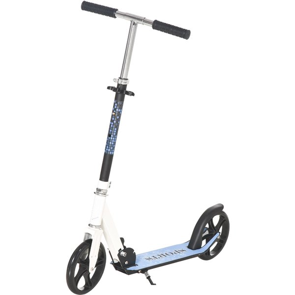 HOMCOM Kids Kick Scooter Folding 2 Wheel Blue Durable for Outdoor Play Children | Aosom Ireland