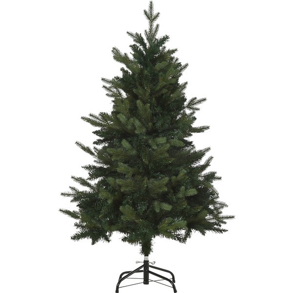 HOMCOM HOMCM 1.2M Artificial Christmas Tree PE PVC Branches Holiday Decoration with Foldable Metal Stand | Aosom Ireland
