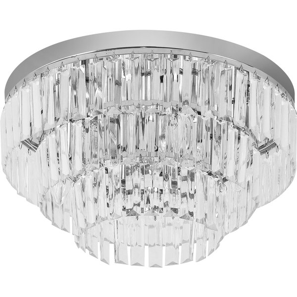 HOMCOM Crystal Ceiling Lamp K9 Crystal to Catch the Light, Compatible with E14 bulbs (max power is 40 W) | Aosom Ireland