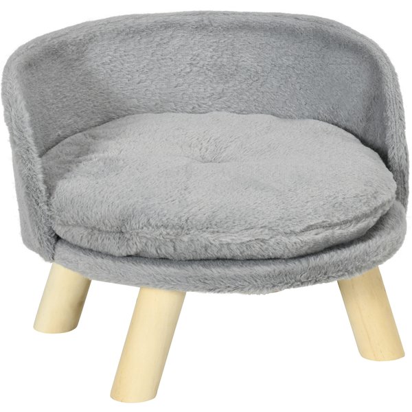 PawHut Pet Bed for Dogs and Cats, Soft & Washable Cushion, Protective Edge, 40.5 x 40.5 x 33 cm | Aosom Ireland