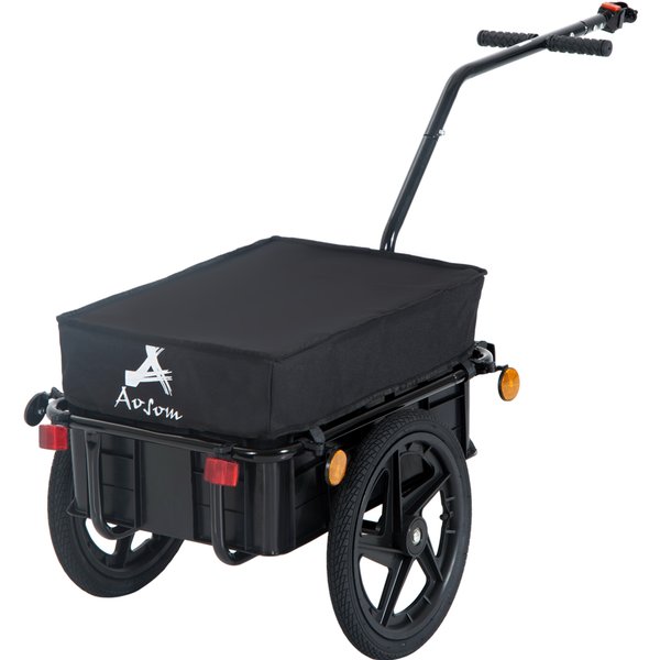 HOMCOM Cargo Trailer Bike W/Carrier Utility Luggage|Aosom Ireland