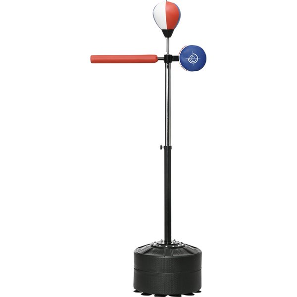 SPORTNOW Boxing Stand, Height-Adjustable, Reflex Bar, Pad, Speedball, Fillable Base, 80.5 x 48 x 163-205 cm | Aosom Ireland