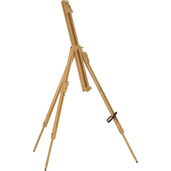 Vinsetto Easel, height adjustable, foldable, natural beech wood, for canvases up to 107H cm | Aosom Ireland
