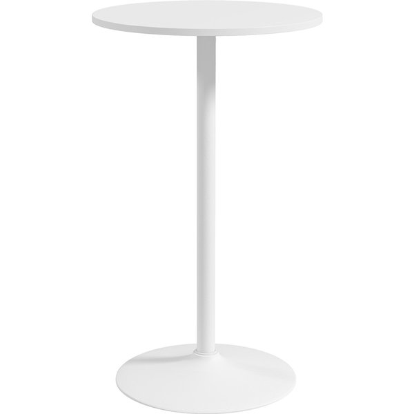 HOMCOM Bar Table High Table, Table for 2 People, 60 x 60 x 102 cm, White | Aosom Ireland