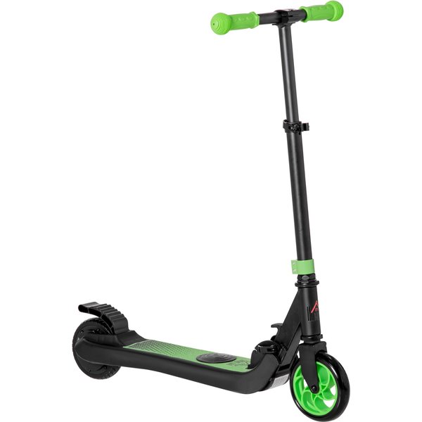 HOMCOM Folding Electric Scooter Adult E Scooter, 120W, with Rear Wheel Brake, 8km/h Maximum Speed, for Ages 6+ Years Old, Green | Aosom Ireland