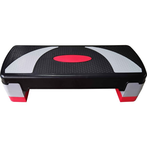 HOMCOM Stepper Fitness Aerobic Stepper Höhenverstellbar Rutschfeste Oberfläche 78x29x20 cm Aosom
