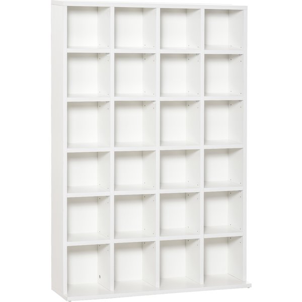 HOMCOM Shelves Rack Unit units-White | Aosom Ireland