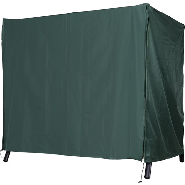 Outsunny Housse De Protection Pour Balancelle De Jardin Housse De Balancelle De Jardin Toile Oxford 177 X 114 X 152 Cm Vert Foncé-image