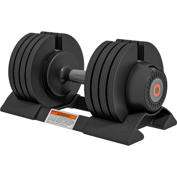 Sportnow HaltèRe Ajustable 4 En 1 20 Kg RéGlage Rapide Du Poids Avec Base De Rangement PoignéE AntidéRapante Pour Salle De Sport à Domicile-image