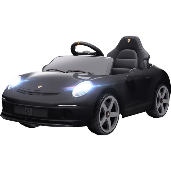 Aiyaplay Voiture ÉLectrique Pour Enfants à Monter, TéLéCommandéE, Musique, Klaxon, Usb, Ceinture De SéCurité, Pour 3-5 Ans, Noir-image