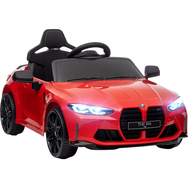 AIYAPLAY Kinder Elektroauto 12V Kinderauto mit 2,4G-Fernbedienung, Federung, Elektrofahrzeug mit MP3, USB, LED-Lichte, Hupe, für 3-5 Jahre Aosom