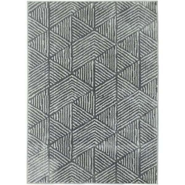 HOMCOM Living Room Rug, Modern Style Washable Area Rug 150 x 80 cm Dark Grey | Aosom Ireland