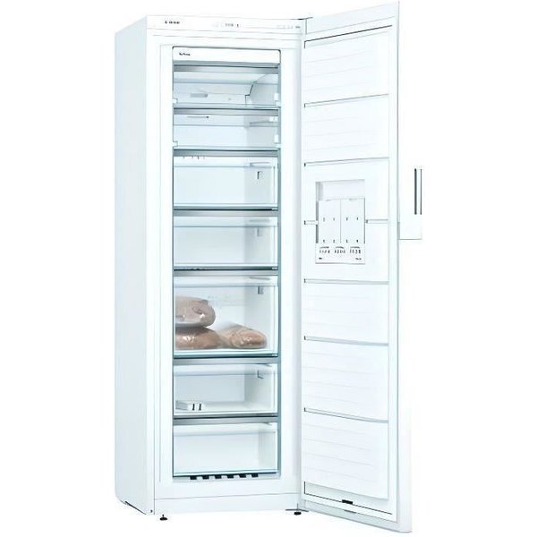 Bosch GSN33VWEP - CongéLateur Armoire - 225 L - Froid No Frost Multiairflow - L 60 X H 176 Cm - Blanc-image