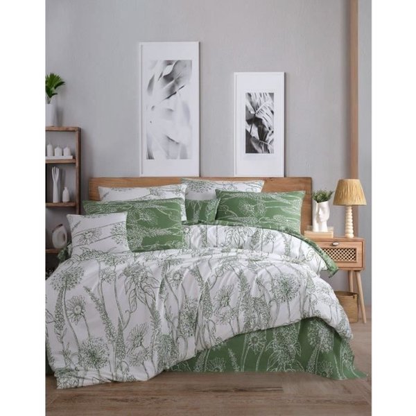Parure De Lit - 1 Housse De Couette 220 X 240 Cm + 2 Taies D'oreiller 60 X 60 Cm - 100% Coton Renforcé - Blanc-image