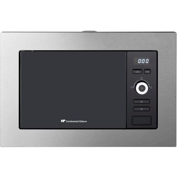 Four Micro-Ondes Encastrable Grill Continental Edison MO20IXEG L59,5 X H38,8 Cm X P34,35 Cm 20L Inox-image