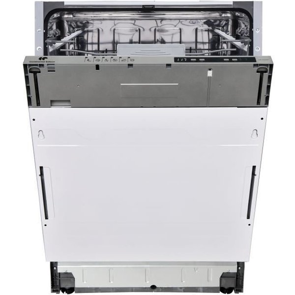 Lave-Vaisselle Encastrable Continental Edison CELV1245FI - 12 Couverts - Largeur 59,8 Cm - Classe D - 45 Db - Blanc-image