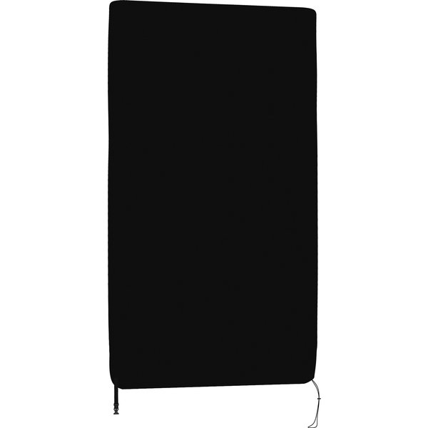 Sportnow Housse De Table De Tennis De Table Ping-Pong Avec Fermeture éClair Anti-Uv Et Housse ImperméAble Noir-image
