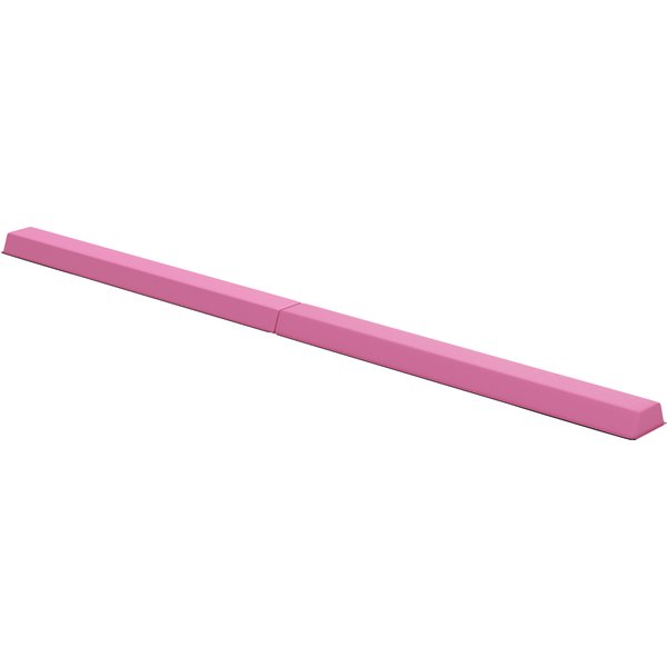 SPORTNOW 7.7ft Folding Gymnastics Beam, Floor Balance Beam for Kids with Anti-Slip Base, Gymnastics Equipment for Home, Pink | Aosom Ireland