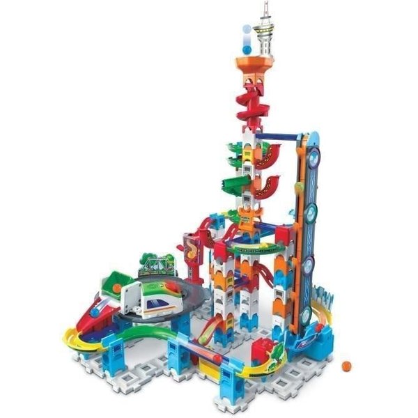 Circuit De Billes Vtech Marble Rush - Super SKY Tower SET XL300E - 143 Pieces - Pour Enfants De 4 Ans Et Plus-image