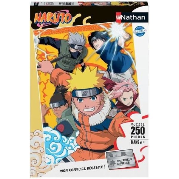 Nathan - Puzzle 250 Pieces - Naruto A L'acadéMie Des Ninjas-image