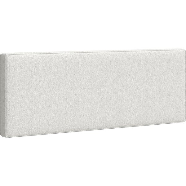 Homcom TêTe De Lit Murale RembourréE Pour Lit, 160 X 10 X 60 Cm, RevêTement Tissu, Blanc CrèMe-image