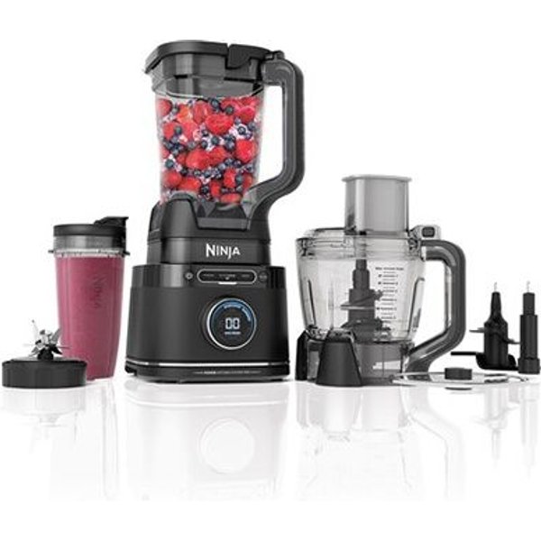 Mixeur Ninja Detect Power 3-En-1 TB401EU - 1200W - 20 Modes - Bol 2L - Gobelet 680Ml - Noir-image