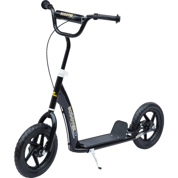 HOMCOM Teen Push Scooter Kids Children Stunt Scooter Bike Bicycle Ride On Black | Aosom Ireland