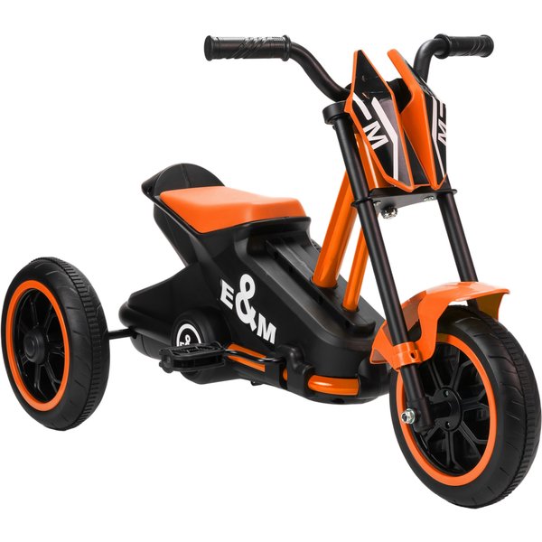 Aiyaplay Tricycle, VéLo Pour Enfant, Draisienne, VéLo Pour Enfant Avec PéDales, Draisienne Pour Enfants 18-36 Mois, Acier, 79X44X47 Cm, Orange-image