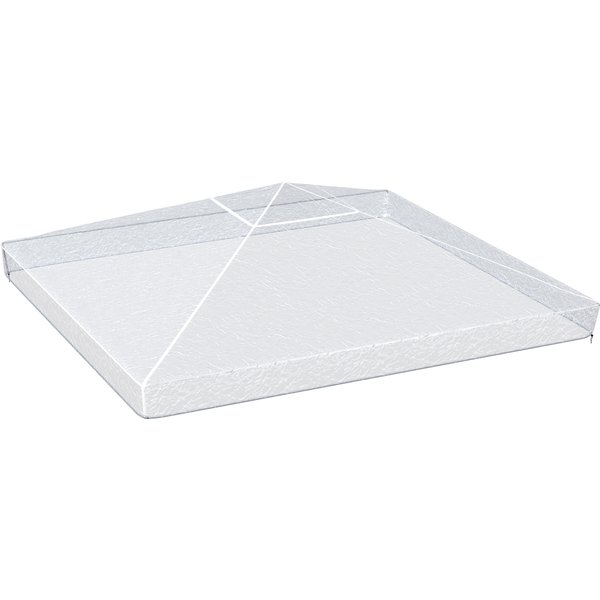 Outsunny 3 x 3 (m) Gazebo Protective Cover, Waterproof Transparent Gazebo Replacement Canopy Cover Top for Canopy and Tent | Aosom Ireland