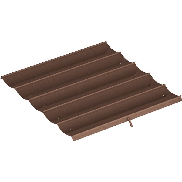 Outsunny Retractable Pergola Cover, 2.55 x 2.5 m Replacement Canopy Fabric for 3 x 3 m Frame, Roof Top Only, Brown | Aosom Ireland