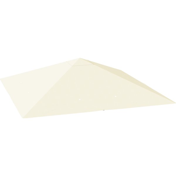 Outsunny 3 x 3(m) Gazebo Canopy Replacement, for 01-0867 - Cream | Aosom Ireland