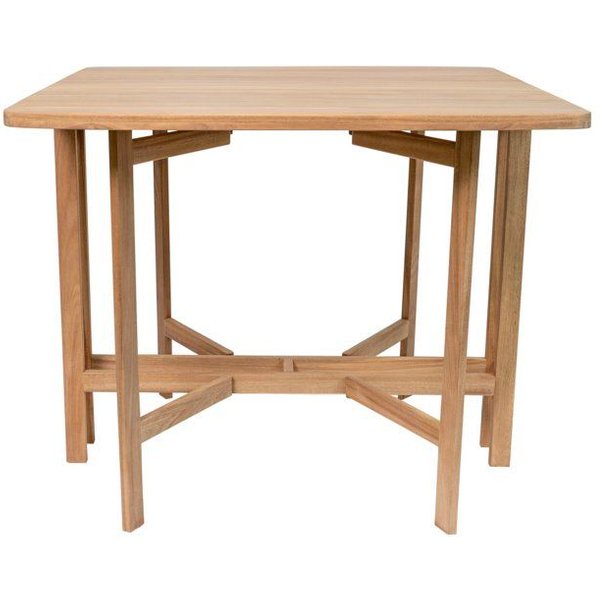 Table De Jardin - Ferret - Pliante - Bois D'acacia Fsc - 21/55/90 X 90 X 75 Cm - 4 Personnes-image