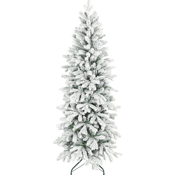 HOMCOM 6ft Flocked Artificial Christmas Tree | Aosom Ireland