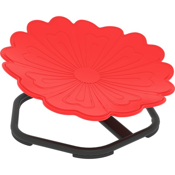 AIYAPLAY Flower-Shaped Sensory Spinning Chair with Non-Slip Base for Balance/Coordination, Red | Aosom Ireland