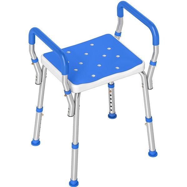 HOMCOM 57-69cm Aluminium Frame Bath Seat | Aosom Ireland