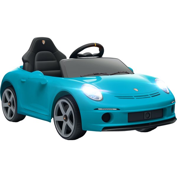 AIYAPLAY Kids Electric Car, 12V Licensed RUF GT Ride on Car with Suspension, Remote Control, Music, for 3-5 Years, Blue | Aosom Ireland