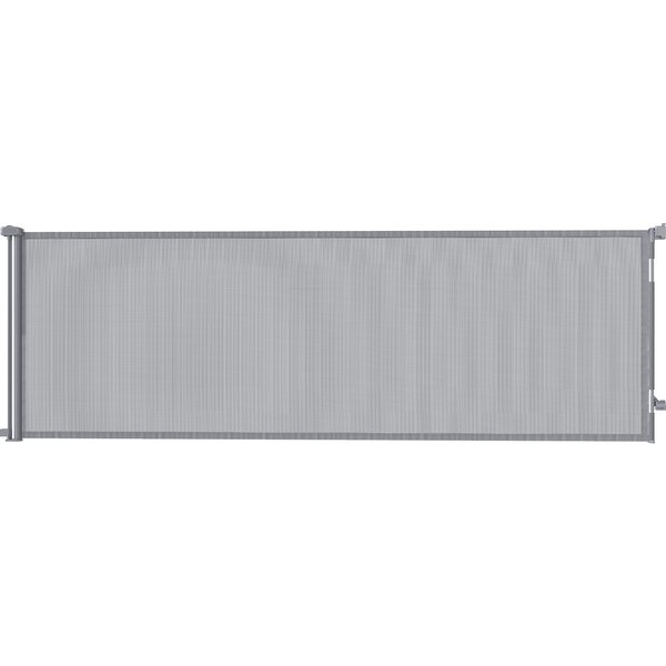 PawHut Retractable Dog Gate, Extends to 300 cm Wide & 104 cm Tall, Mesh Pet Gate Single Hand Operation, for Stairs Doorways | Aosom Ireland