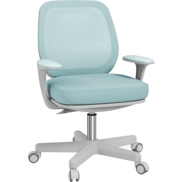Vinsetto 44-56cm Mesh Back Office Chair - Light Green | Aosom Ireland