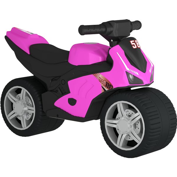 AIYAPLAY Balance Bike with Music Extra-Wide Wheels Toddler Bike for Boys Girls Pink | Aosom Ireland