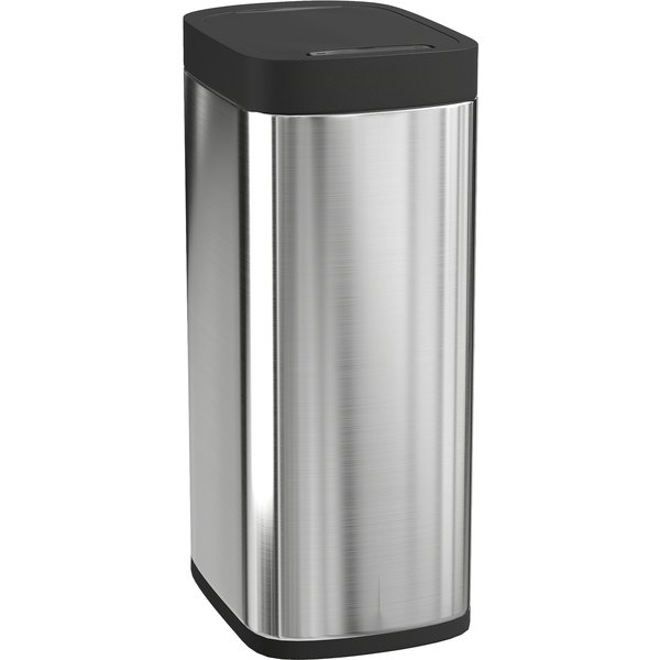 HOMCOM 50L Automatic Kitchen Bin, Motion Sensor Trash Can, Battery Operated, 26.5x35.5x68cm, Silver | Aosom Ireland